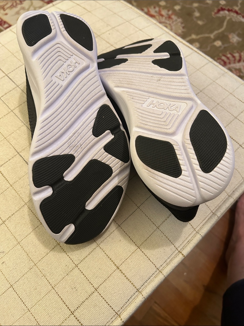 Hoka Women's Solimar Black Athletic Running Shoes with White Sole - Picture 5 of 8